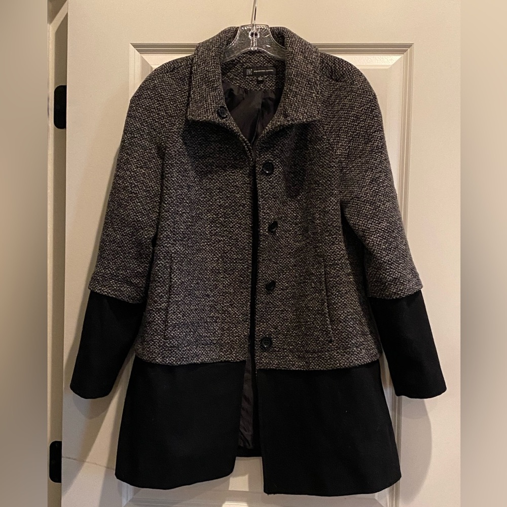 INC International Concepts, color- blocked winter coat, Size S